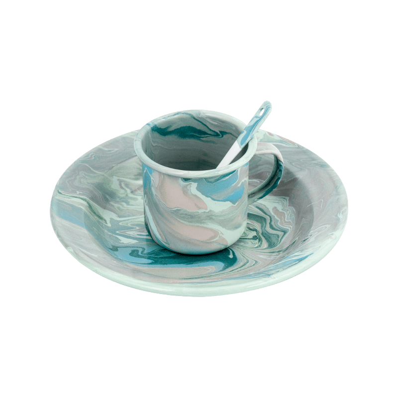 Bộ trà men hoa châu Âu Bộ trà men hoa châu Âu